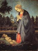 Filippino Lippi The Adoration of the Child oil painting